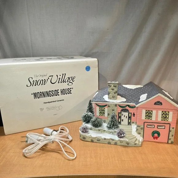 Department 56 Original Snow Village Morningside House #51527 - Picture 1 of 15